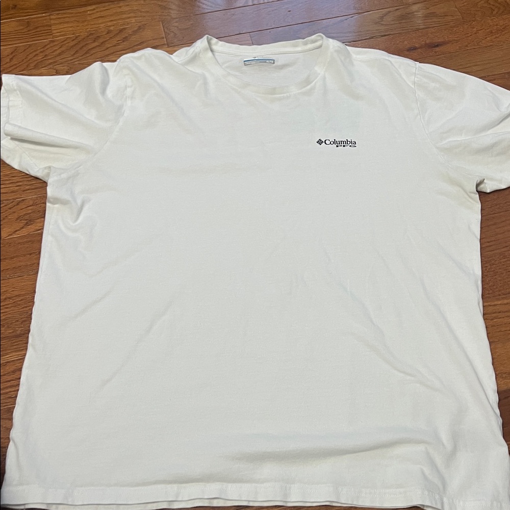 Columbia PFG White Tee